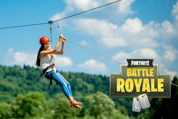 Fortnite：在遊戲檔案中發現 Zipline